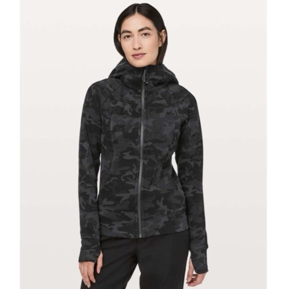 Lululemon Scuba Hoodie IV Incognito Camo Multi Grey - Picture 1 of 8